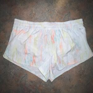 Womens DSG Stride Shorts Large Torn Camo Multi Moisture-Wicking